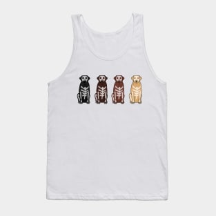 4 Labradors: Halloween Tank Top